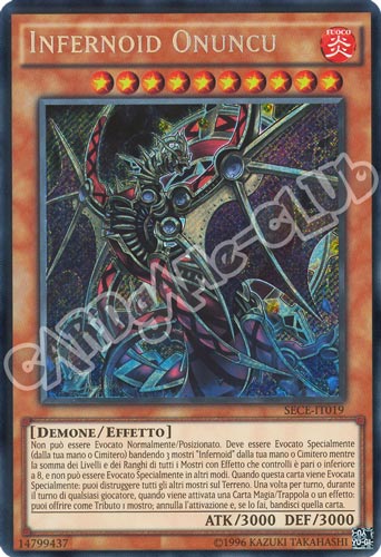 SECE-IT019 Infernoid Onuncu rara segreta unlimited (IT) -NEAR MINT-