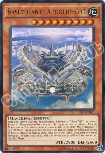SECE-IT023 Basevolante Apoqliphort ultra rara unlimited (IT) -NEAR MINT-