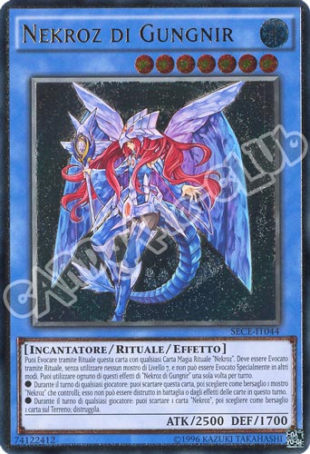 SECE-IT044 Nekroz di Gungnir rara ultimate unlimited (IT) -NEAR MINT-