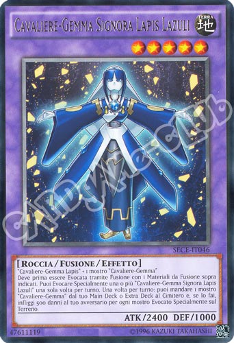 SECE-IT046 Cavaliere-Gemma Signora Lapis Lazuli rara unlimited (IT) -NEAR MINT-