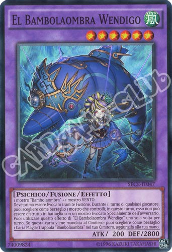 SECE-IT047 El Bambolaombra Wendigo super rara unlimited (IT) -NEAR MINT-