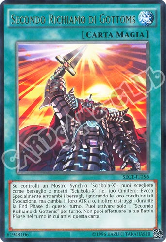 SECE-IT056 Secondo Richiamo di Gottoms rara unlimited (IT) -NEAR MINT-