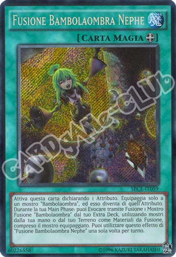 SECE-IT059 Fusione Bambolaombra Nephe rara segreta unlimited (IT) -NEAR MINT-