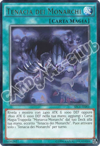 SECE-IT061 Tenacia dei Monarchi rara unlimited (IT) -NEAR MINT-