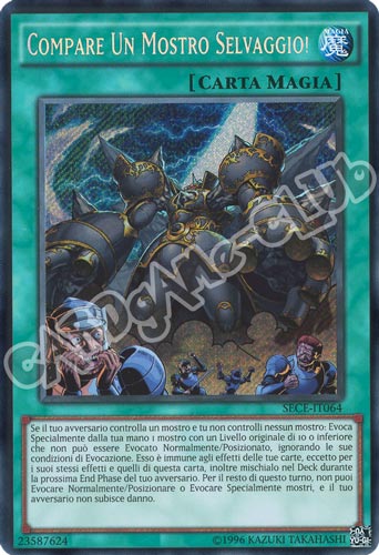 SECE-IT064 Compare Un Mostro Selvaggio! rara segreta unlimited (IT) -NEAR MINT-