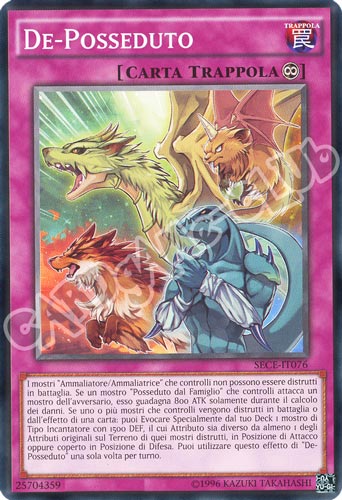 SECE-IT076 De-Posseduto comune unlimited (IT) -NEAR MINT-