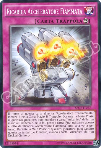SECE-IT077 Ricarica Accelleratore Fiammata comune unlimited (IT) -NEAR MINT-