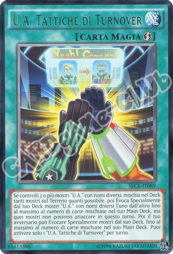 SECE-IT089 U.A. Tattiche di Turnover rara unlimited (IT) -NEAR MINT-