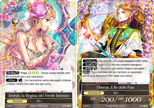 DOW2-IT060 Arwyn, la Regina dell'Intenso Verde / Oberon, il Re delle Fate rara foil (IT) -NEAR MINT-