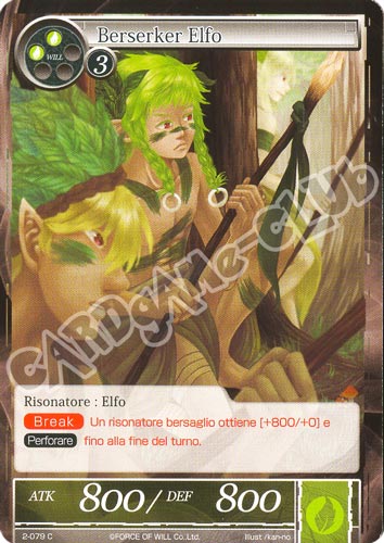 DOW2-IT079 Berserker Elfo comune normale (IT) -NEAR MINT-