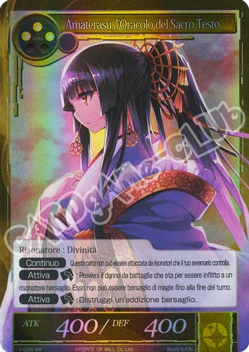 DOW1-IT026 Amaterasu, l'Oracolo del Sacro Testo super rara foil (IT) -NEAR MINT-