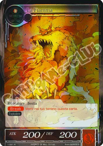 DOW1-IT061 La Fiamma rara foil (IT) -NEAR MINT-