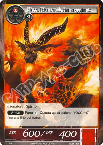 DOW1-IT072 Efreet, l'Elementale Fiammeggiante comune normale (IT) -NEAR MINT-