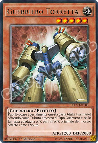 LC5D-IT008 Guerriero Torretta rara 1a Edizione (IT) -NEAR MINT-