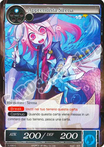 DOW1-IT100 Apprendista Sirena comune normale (IT) -NEAR MINT-