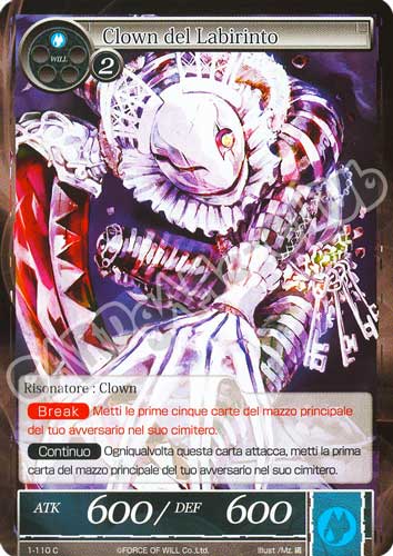 DOW1-IT110 Clown del Labirinto comune normale (IT) -NEAR MINT-