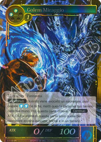 DOW1-IT113 Golem Miraggio super rara foil (IT) -NEAR MINT-