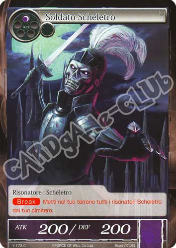 DOW1-IT173 Soldato Scheletro comune normale (IT) -NEAR MINT-