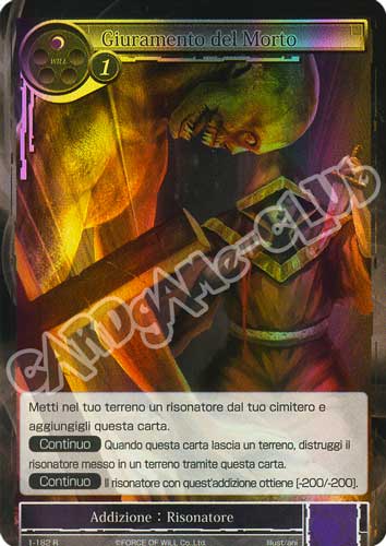 DOW1-IT182 Giuramento del Morto rara foil (IT) -NEAR MINT-