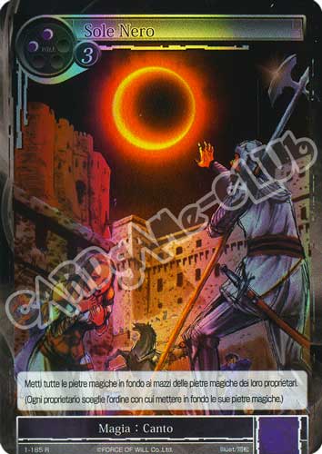 DOW1-IT185 Sole Nero rara foil (IT) -NEAR MINT-