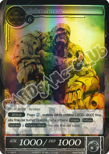 DOW1-IT196 Golem Arnese rara foil (IT) -NEAR MINT-