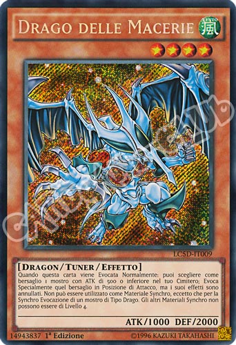 LC5D-IT009 Drago delle Macerie rara segreta 1a Edizione (IT) -NEAR MINT-