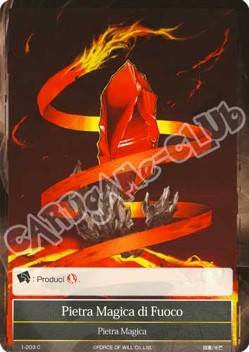DOW1-IT203 Pietra Magica di Fuoco comune normale (IT) -NEAR MINT-