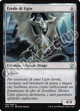 Draghi di Tarkir 001 / 264 Erede di Ugin non comune (IT) -NEAR MINT-