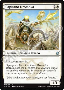Draghi di Tarkir 012 / 264 Capitano Dromoka non comune (IT) -NEAR MINT-
