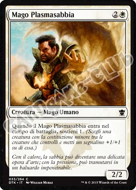 Draghi di Tarkir 033 / 264 Mago Plasmasabbia comune (IT) -NEAR MINT-