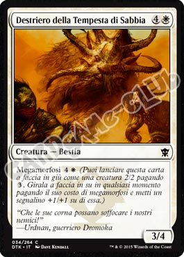 Draghi di Tarkir 034 / 264 Destriero della Tempesta di Sabbia comune (IT) -NEAR MINT-