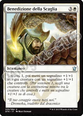 Draghi di Tarkir 035 / 264 Benedizione della Scaglia non comune (IT) -NEAR MINT-