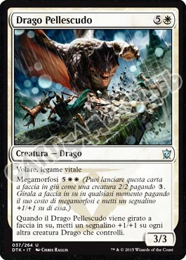 Draghi di Tarkir 037 / 264 Drago Pellescudo non comune (IT) -NEAR MINT-