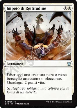 Draghi di Tarkir 042 / 264 Impeto di Rettitudine non comune (IT) -NEAR MINT-