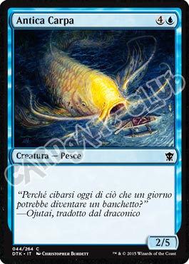 Draghi di Tarkir 044 / 264 Antica Carpa comune (IT) -NEAR MINT-