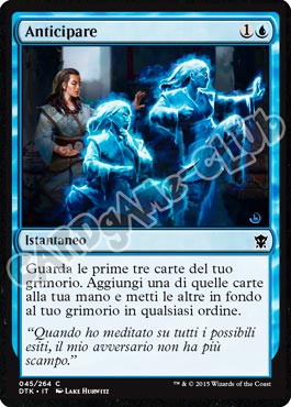 Draghi di Tarkir 045 / 264 Anticipare comune (IT) -NEAR MINT-