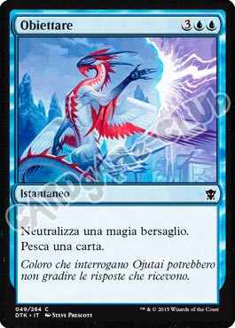 Draghi di Tarkir 049 / 264 Obiettare comune (IT) -NEAR MINT-