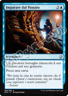 Draghi di Tarkir 060 / 264 Imparare dal Passato non comune (IT) -NEAR MINT-