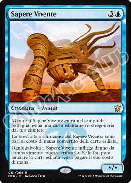 Draghi di Tarkir 061 / 264 Sapere Vivente rara (IT) -NEAR MINT-