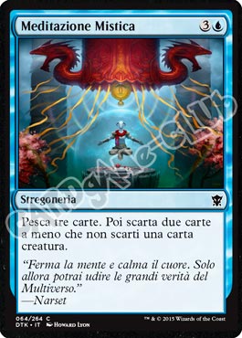 Draghi di Tarkir 064 / 264 Meditazione Mistica comune (IT) -NEAR MINT-