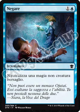 Draghi di Tarkir 065 / 264 Negare comune (IT) -NEAR MINT-