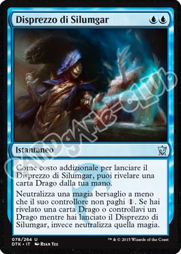 Draghi di Tarkir 078 / 264 Disprezzo di Silumgar non comune (IT) -NEAR MINT-