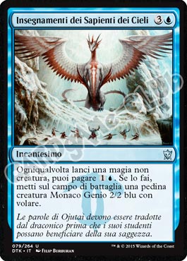 Draghi di Tarkir 079 / 264 Insegnamenti dai Sapienti dei Cieli non comune (IT) -NEAR MINT-