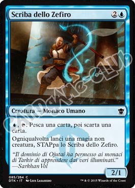 Draghi di Tarkir 085 / 264 Scriba dello Zefiro comune (IT) -NEAR MINT-
