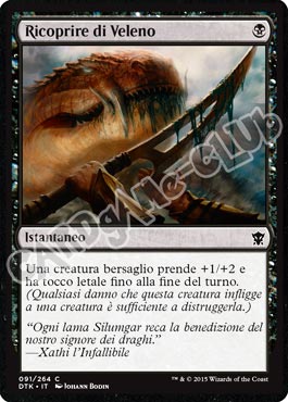 Draghi di Tarkir 091 / 264 Ricoprire di Veleno comune (IT) -NEAR MINT-