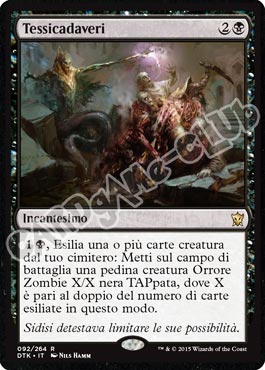 Draghi di Tarkir 092 / 264 Tessicadaveri rara (IT) -NEAR MINT-