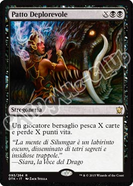 Draghi di Tarkir 093 / 264 Patto Deplorevole rara (IT) -NEAR MINT-