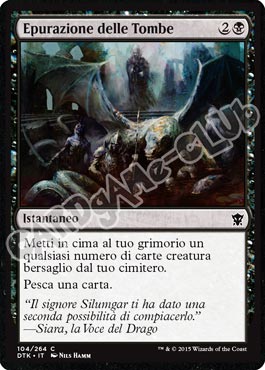 Draghi di Tarkir 104 / 264 Epurazione delle Tombe comune (IT) -NEAR MINT-
