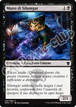 Draghi di Tarkir 105 / 264 Mano di Silumgar comune (IT) -NEAR MINT-