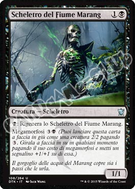 Draghi di Tarkir 108 / 264 Scheletro del Fiume Marang non comune (IT) -NEAR MINT-